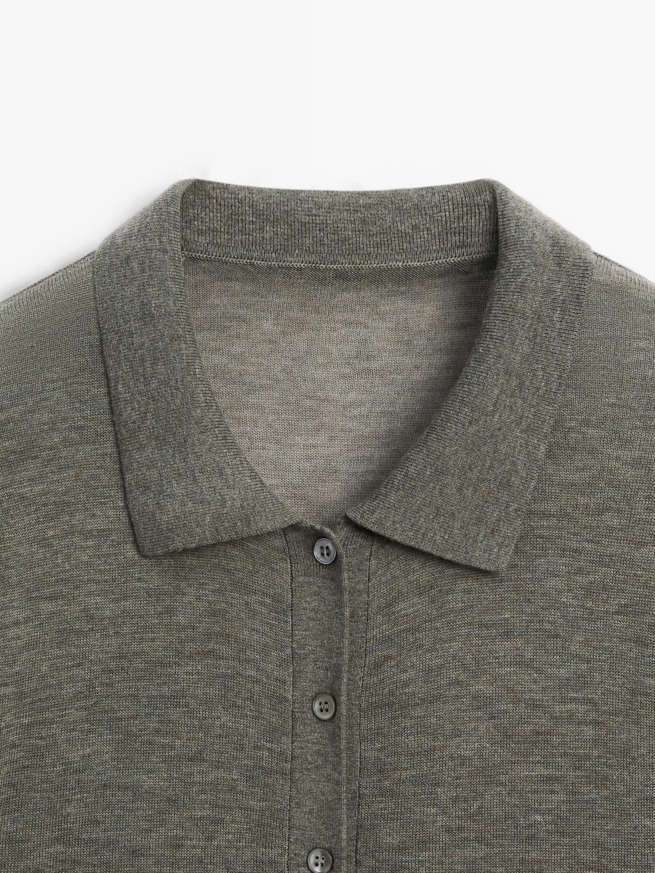 Wool knit cardigan - Studio